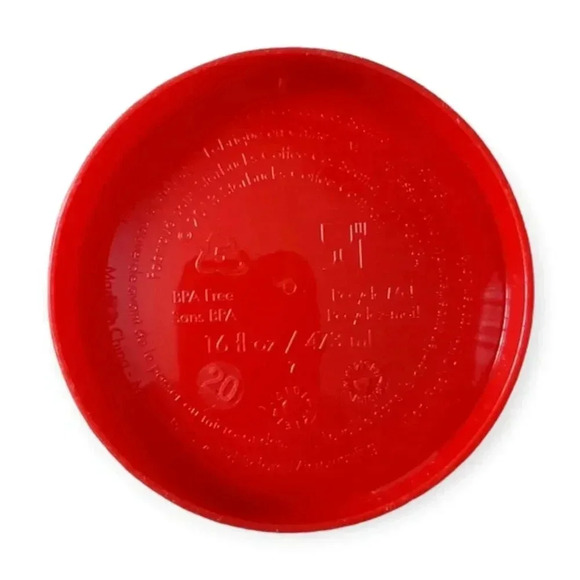 Starbucks 2013 Red Christmas  Winter Reusable Plastic Cup Tumbler With Lid 16 oz - Picture 5 of 7